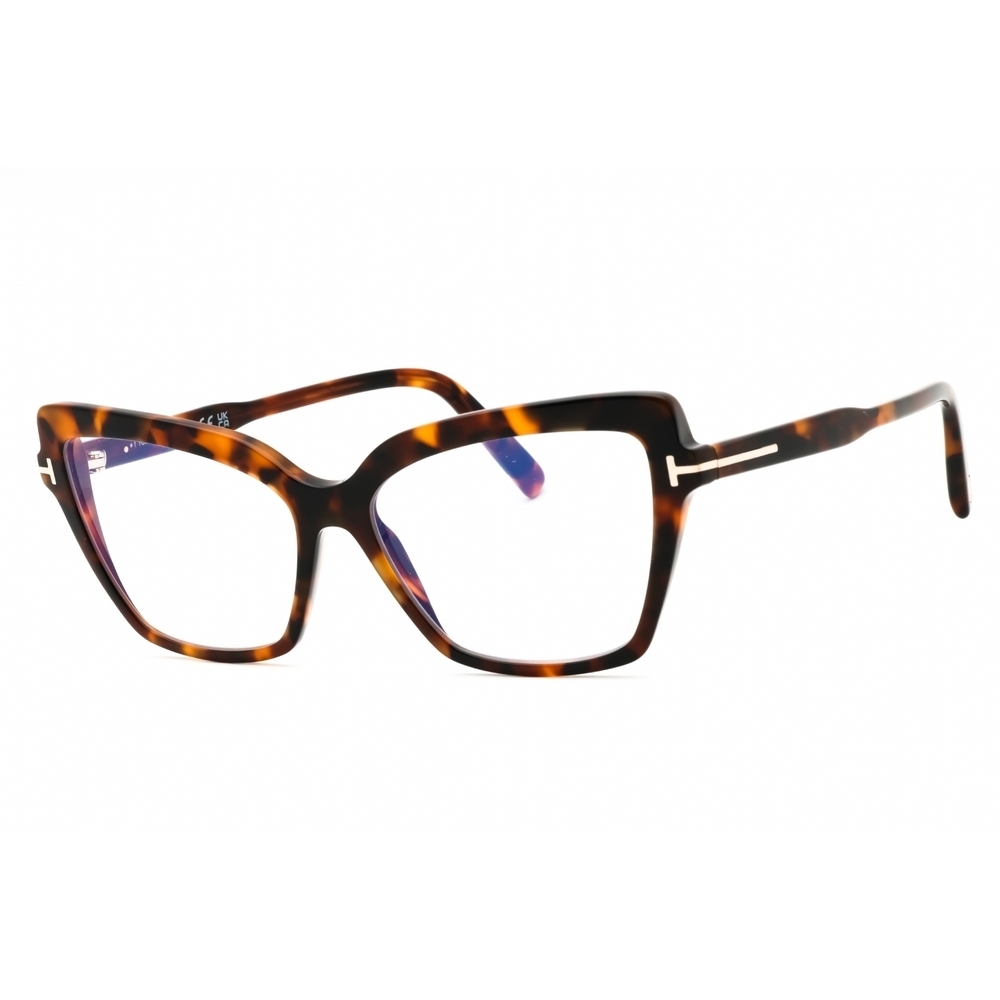 Tom Ford FT5948 Eyeglasses Dark Havana Acetate Cat-Eye